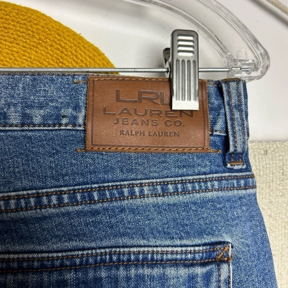Lauren Ralph Lauren vintage Y2K wide leg blue jeans‎ stretchy size 4